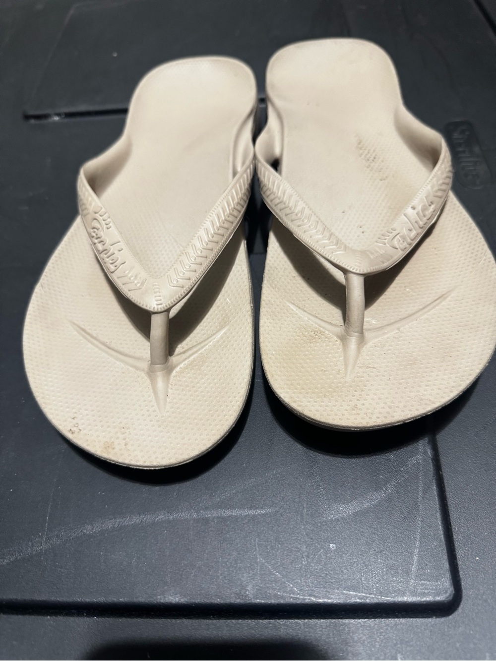 Women's Beige Flip-Flop Sandals - Lightweight Everyday Comfort